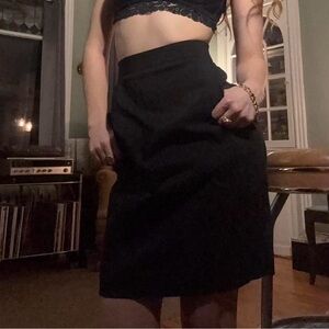 H&M Classic Black Pencil Skirt